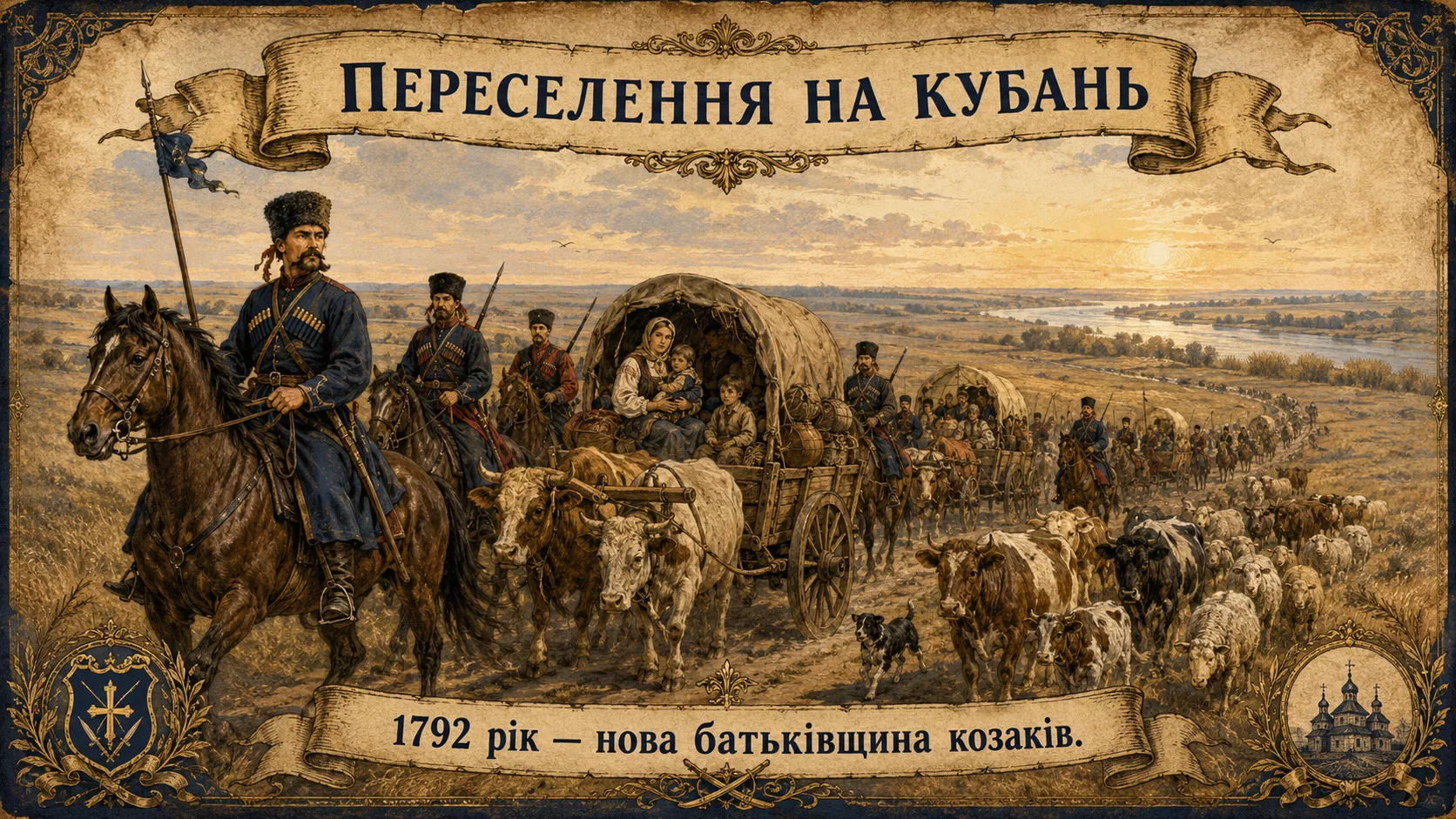 Переселення Чорноморського козацького війська на Кубань 1792 року
