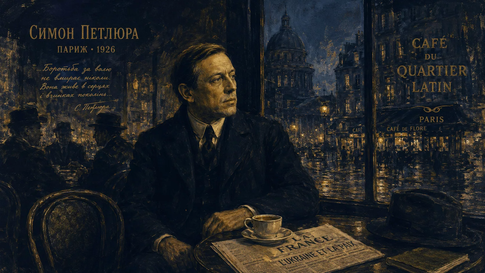Симон Петлюра в еміграції у Парижі 1926