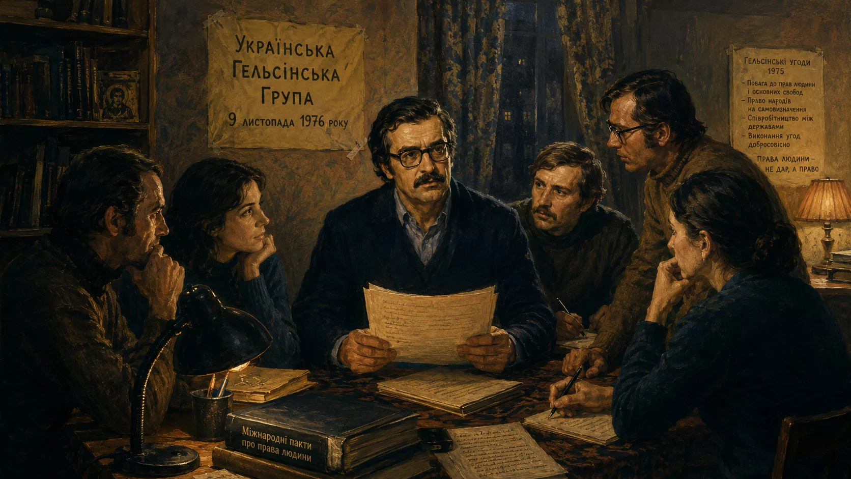 Установча зустріч Української Гельсінської групи 9 листопада 1976