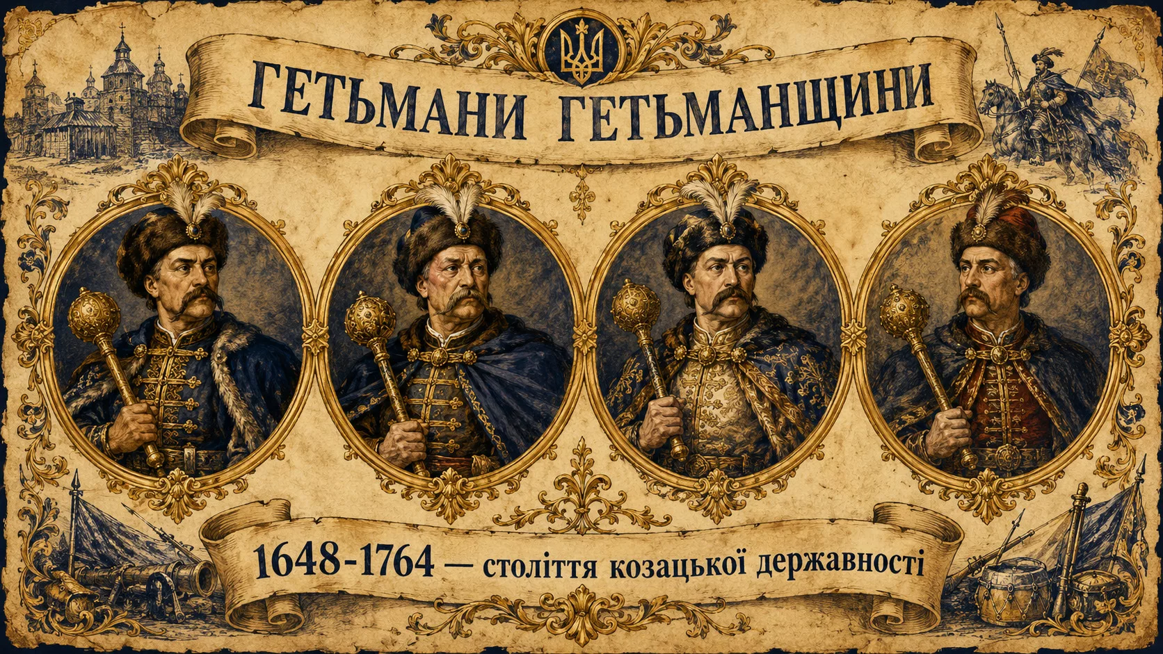 Гетьмани козацької держави XVII-XVIII століть