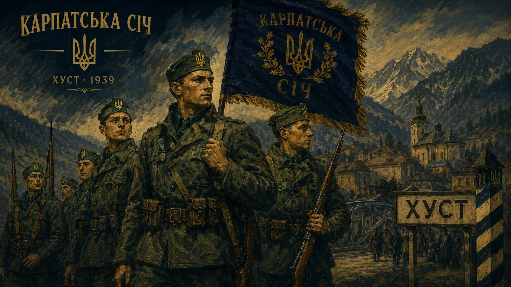 Карпатські січовики у Хусті 1939