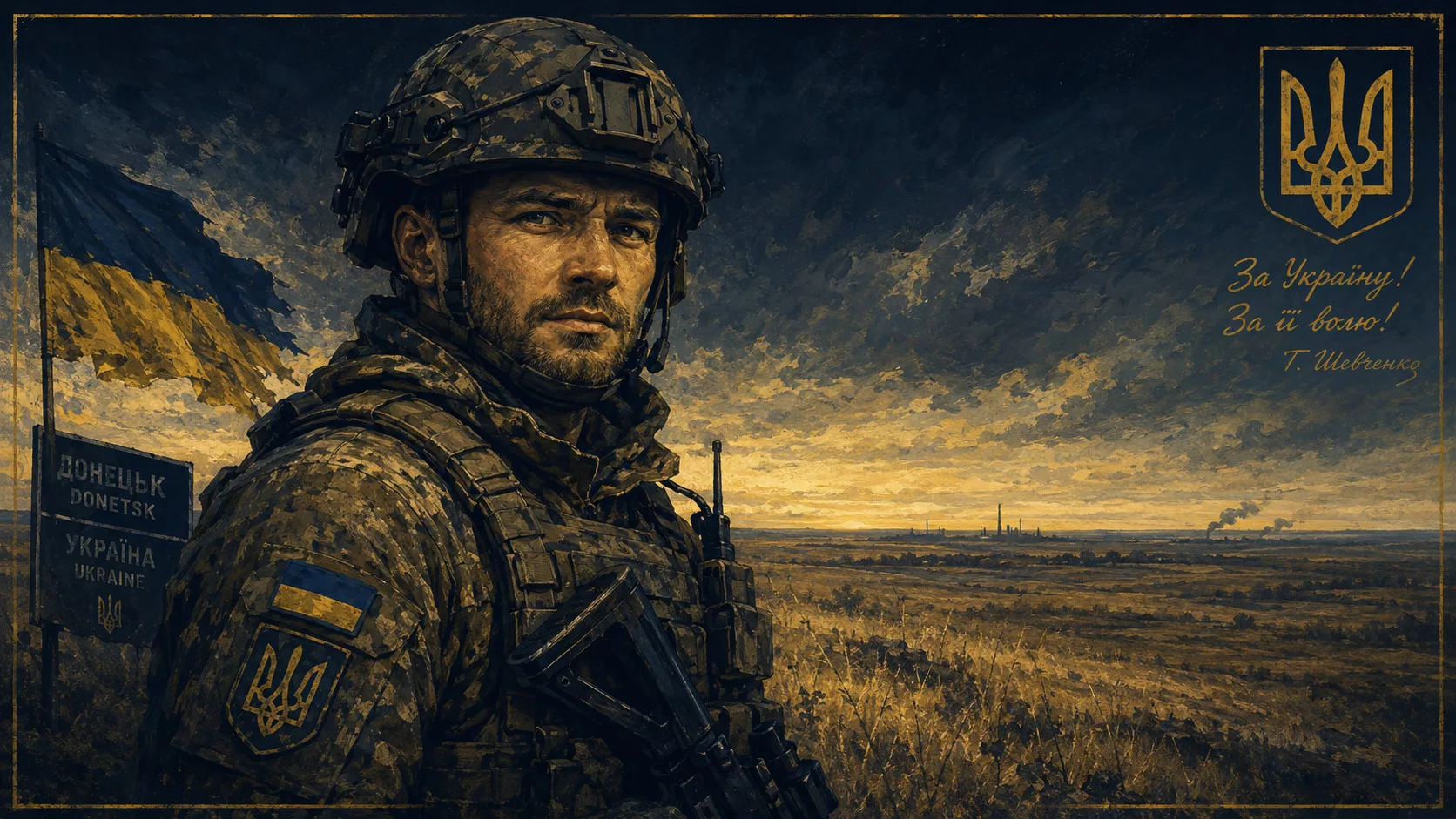 Український воїн у зоні АТО/ООС 2015-2018 у формі ЗСУ