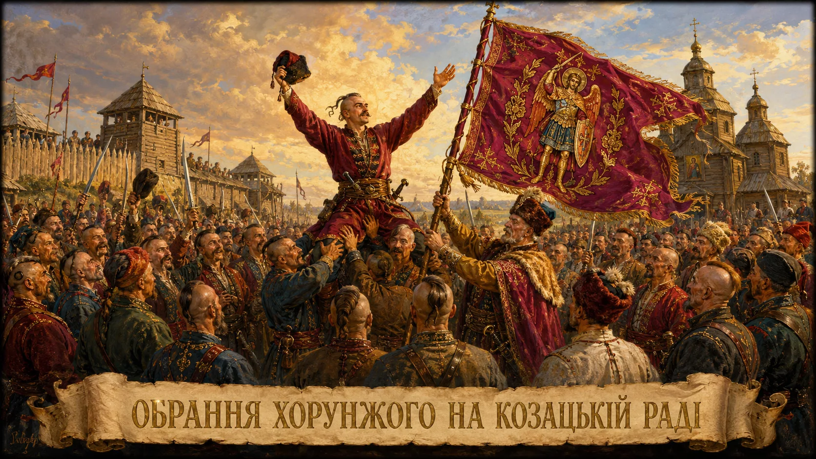 Обрання хорунжого на козацькій Раді