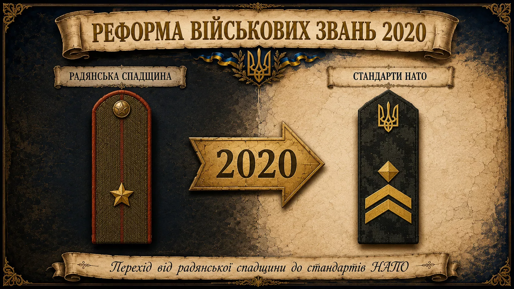 Реформа військових звань ЗСУ 2020 року