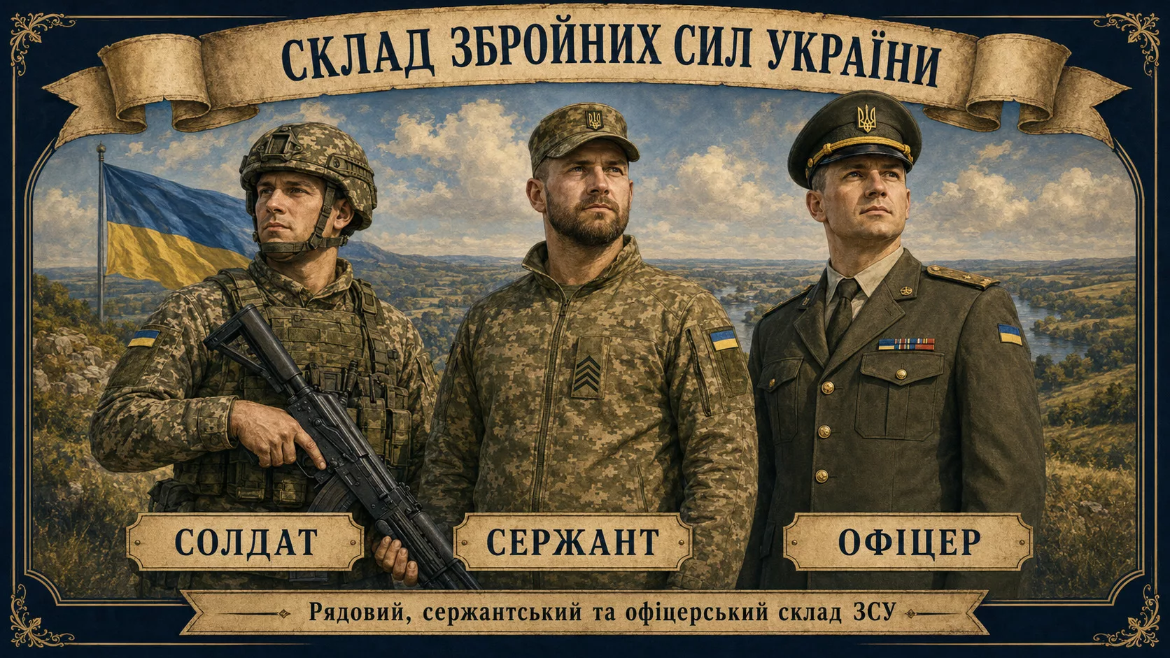 Сучасна система військових звань ЗСУ