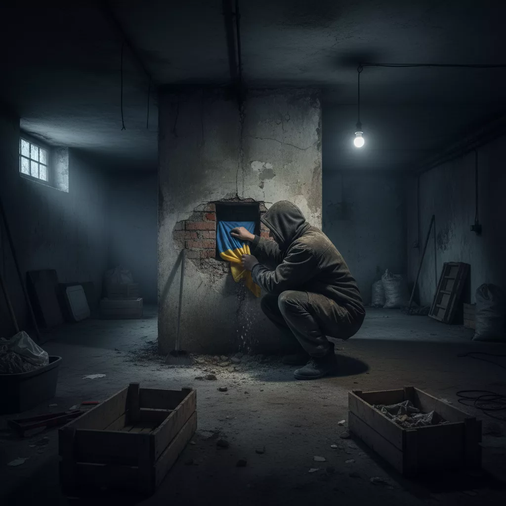 Підпільне зберігання прапора