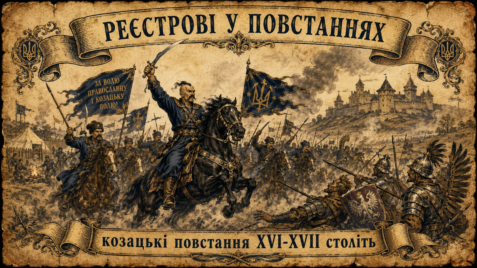 Реєстрові козаки у визвольному повстанні