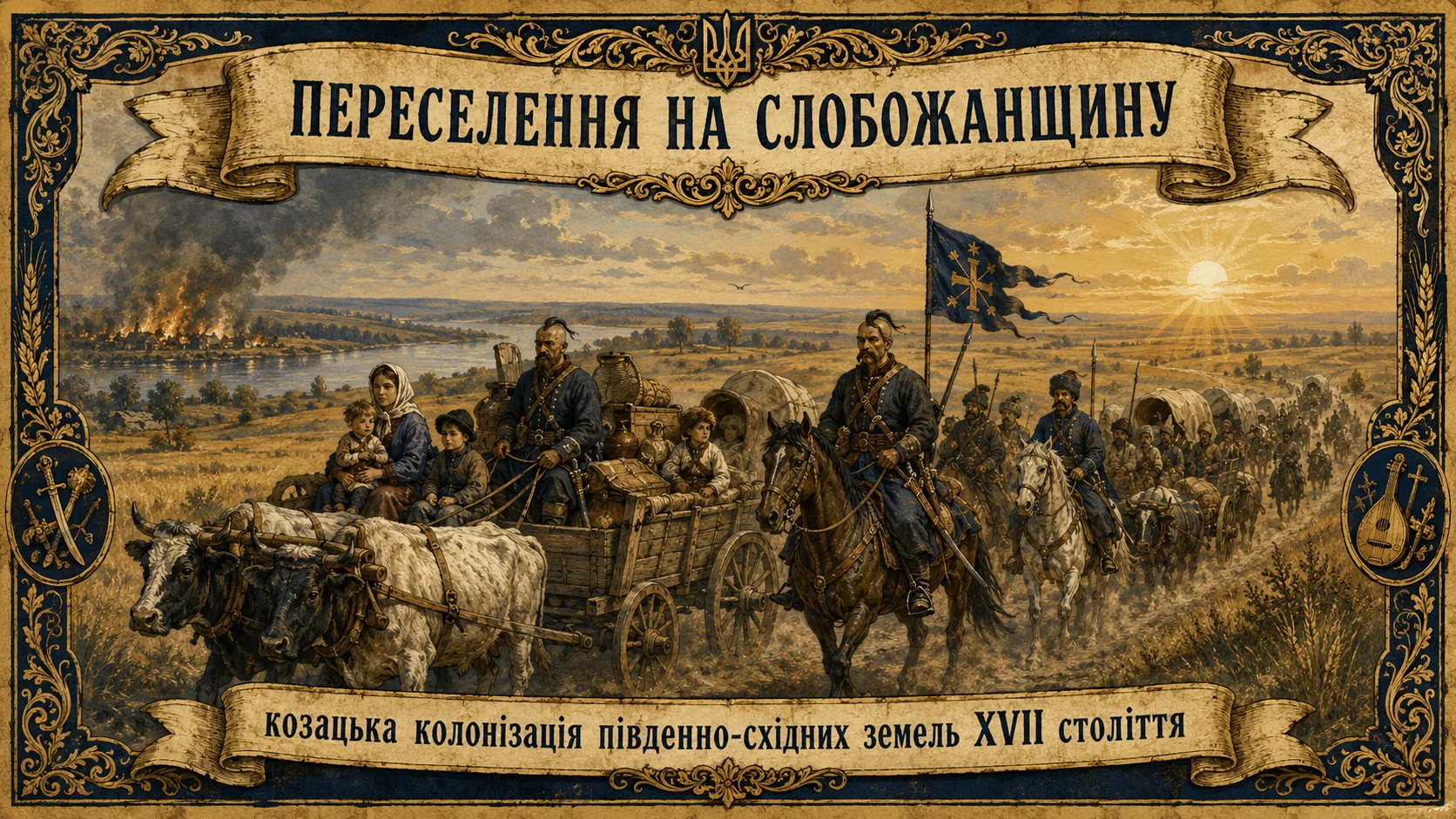 Переселення козаків на Слобожанщину XVII століття