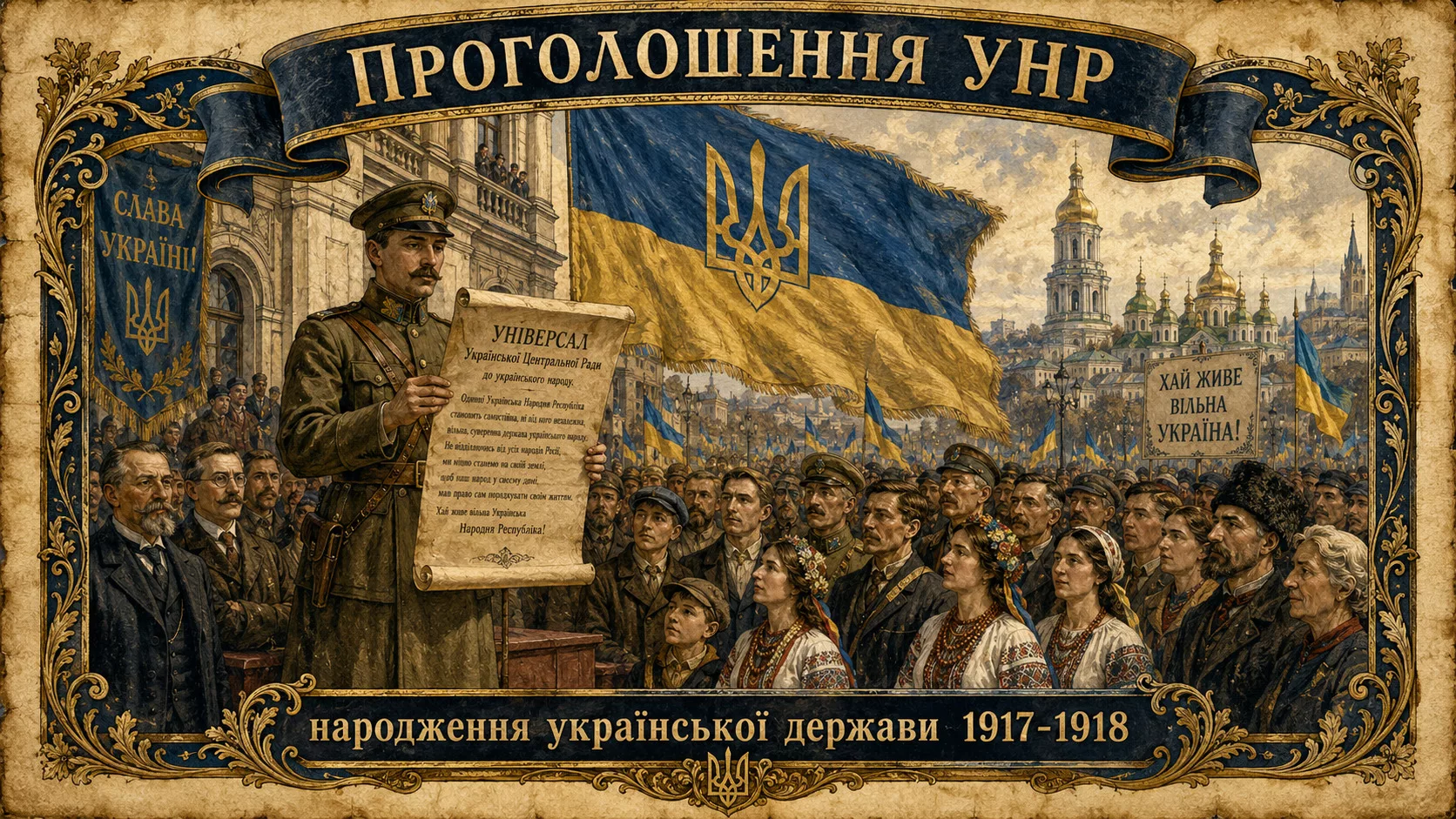 Проголошення Української Народної Республіки 1917-1918