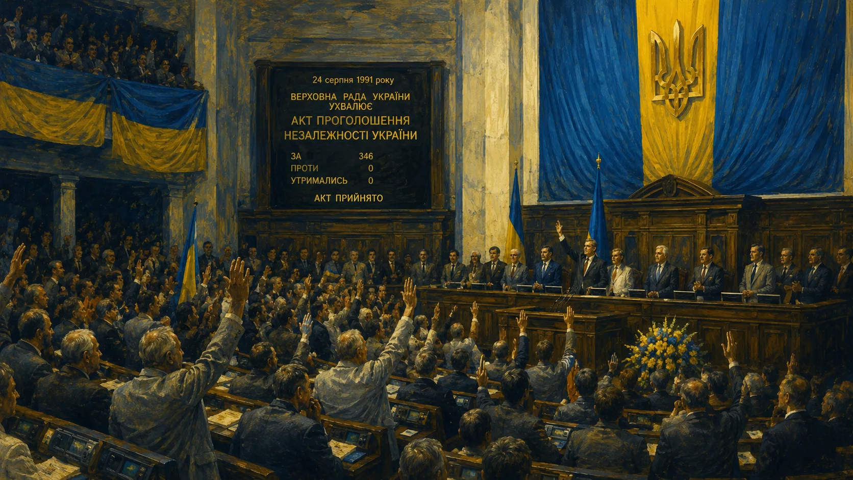 Засідання Верховної Ради 24 серпня 1991 — голосування за Акт