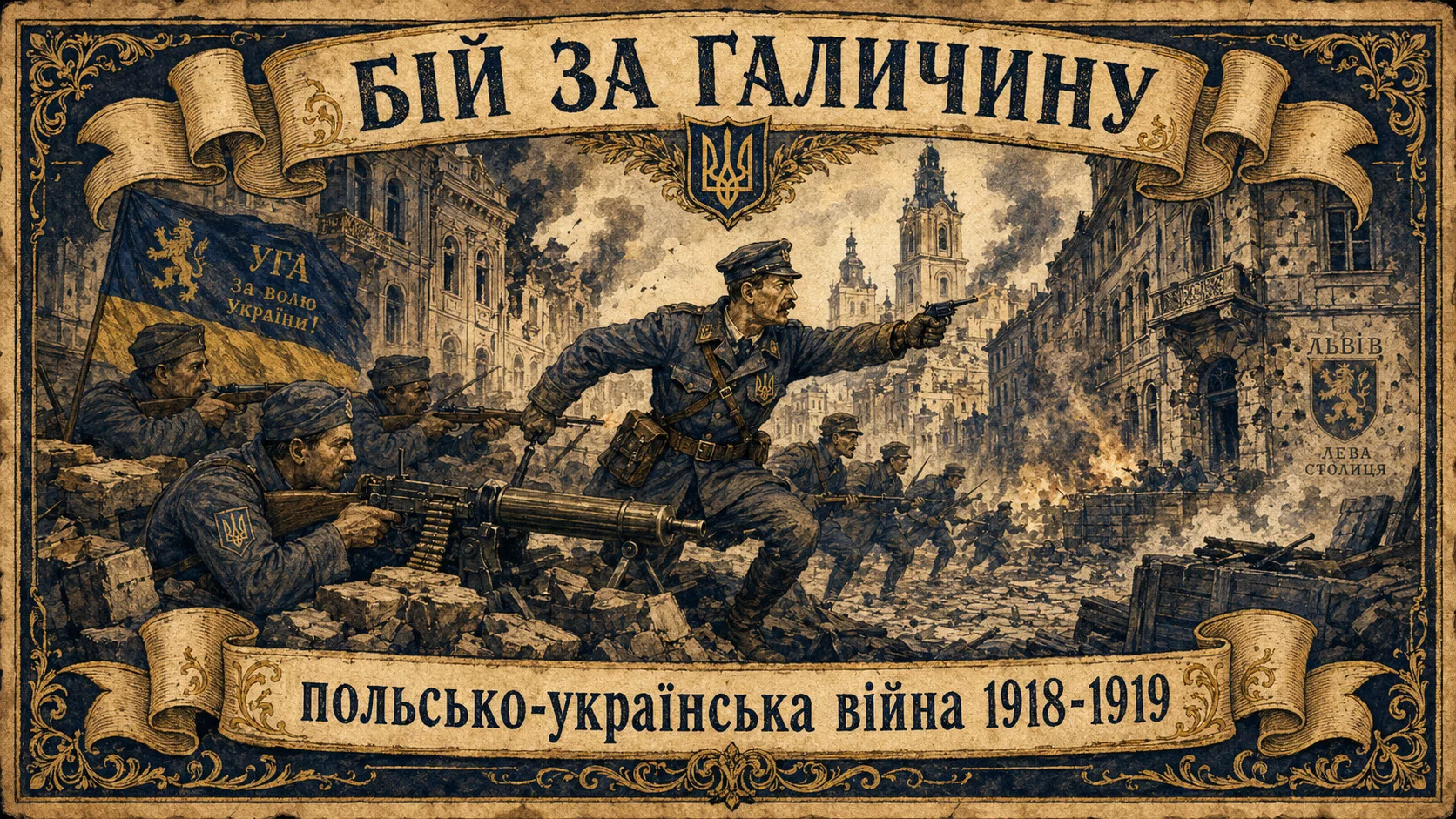 Вуличний бій українських стрільців у Львові 1918-1919